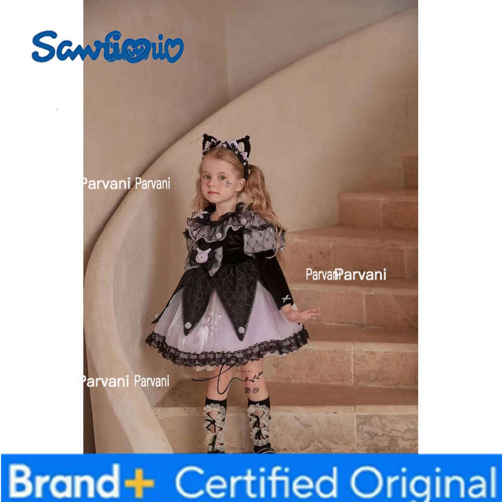 Sanrio Handmade Autumn Long Sleeve Lolita Princess Cosplay Dress Birthday Girls Halloween Costumes H260206 - view 6