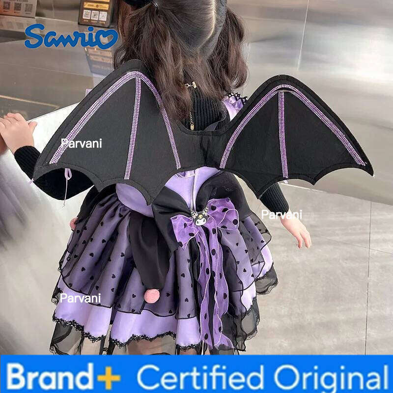 Sanrio Dress Baby Cute Lolita Cosplay Birthday Party Girls Dresses Princess Vestidos Autumn Festival Costume for Girl 6-piece Set H260206 - view 5