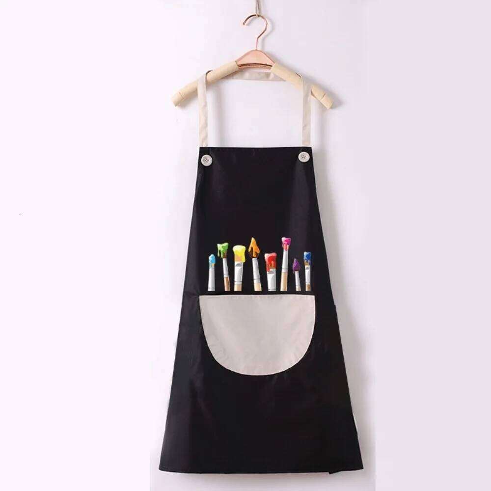 High Quality Waterproof Oil-proof Sleeveless Painting Apron Adjustable Art Craft Cook Bib Children S260205