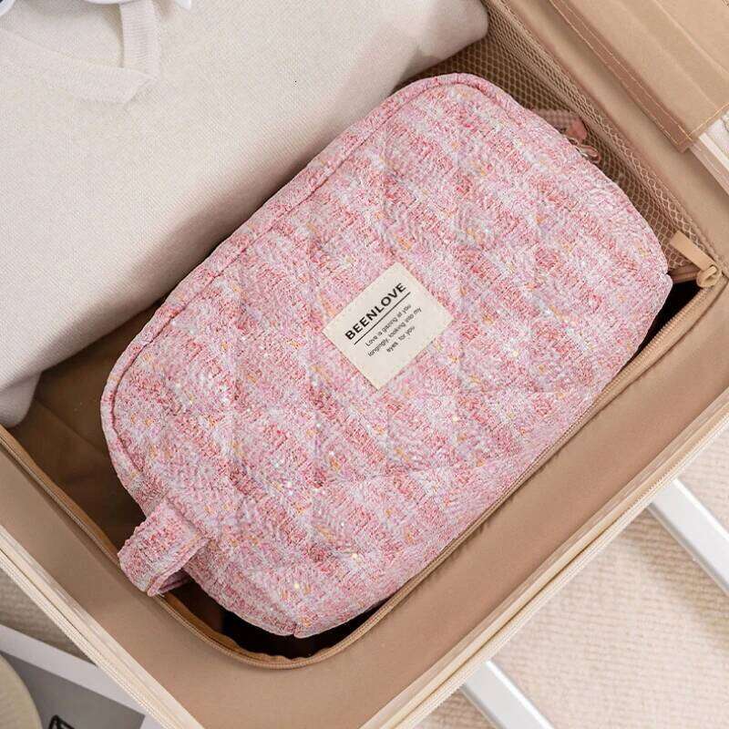 1pc Bra and underwear storage large capacity portable handheld makeup bag, very suitable for storing various small items Y260206