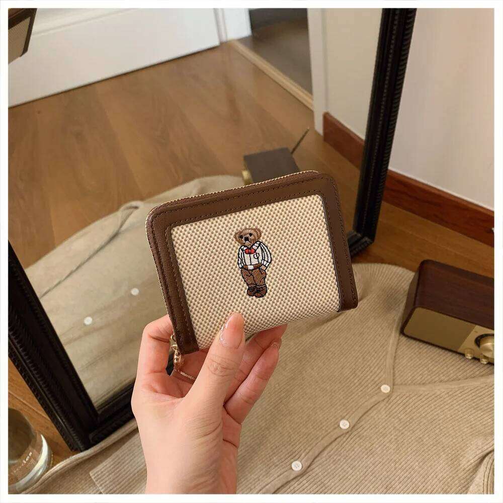 Beibaobao 2025 New Mini Cute Zero Cartoon Fashion Women's Wallet Multi slot Short Integrated Card Bag Y260206