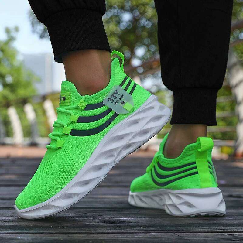 Unisex Breathable Couple Running Fashion Lightweight Walking Mesh Sports 2025 Gym Vulcanized Shoes Female Footwear