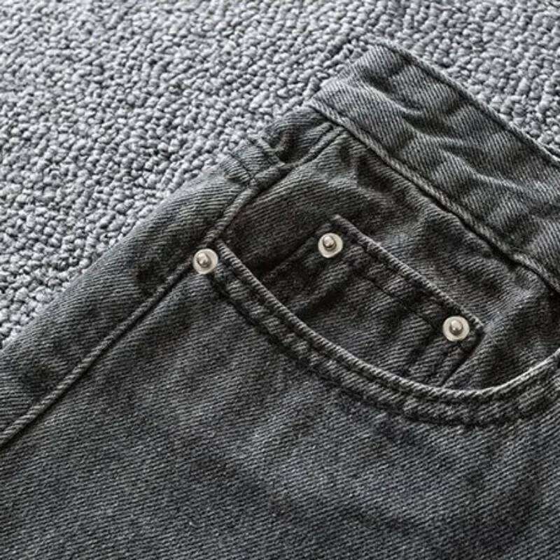 Denim Shorts Women High Waist Slender Korean Fashion Summer Frayed Buttons Zipper Tassel Loose Solid All-match Streetwear Chic XJ260206