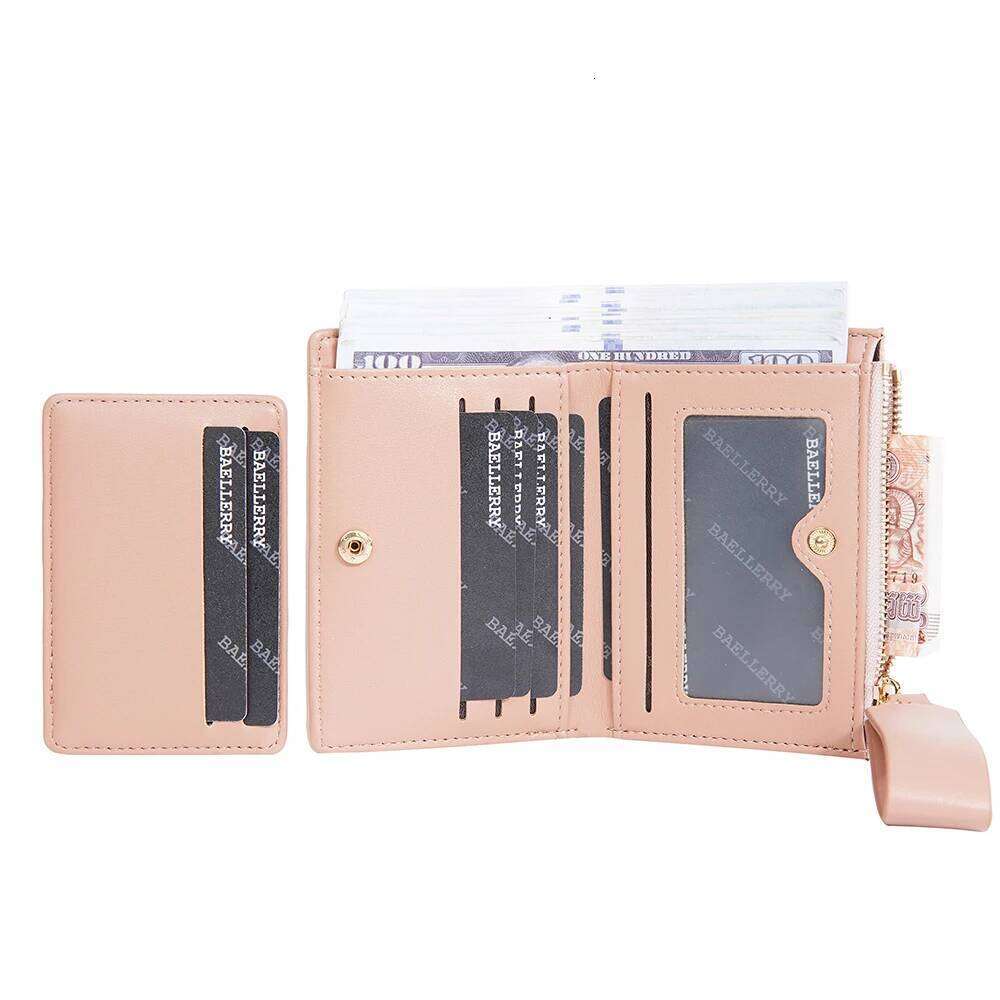 Cute Fashion PU Leather Mini Coin Women Solid Color Credit Bags Small Wallet Money Bag Purse Card Holder Y260206