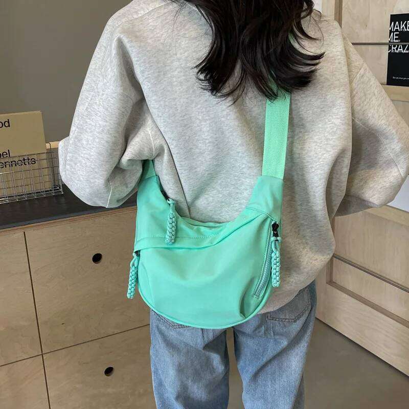 Casual Simplicity plicity Crossbody Summer Candy Color Nylon Female New Large Capacity Fashion Single Shoulder Bag XJ260129