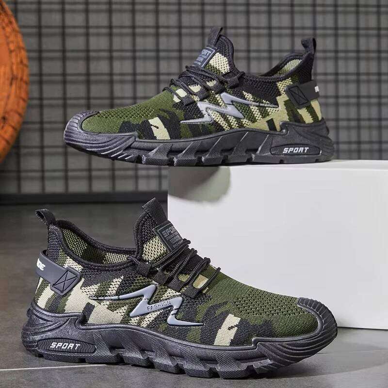 Fashion Camouflage Sneakers Men'S Summer Lightweight And Comfortable Casual Free Shipping Shoes