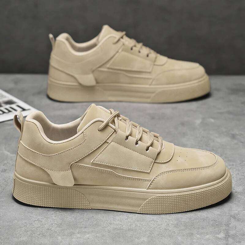 Spring and Autumn Men's New Style Low-Top Lightweight Large Size Trendy Student Fashion Versatile Thick-Soled Sports Shoes Casual Sneakers