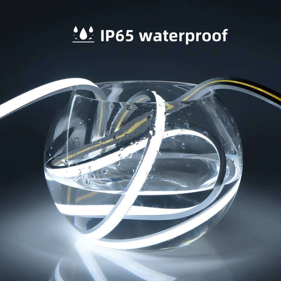 220V To 24V High Power COB Neon LED Strip Lights With Penetrating Touch Sensor Switch EU Plug Hand Waving Motion Kitchen Lamp Z260206