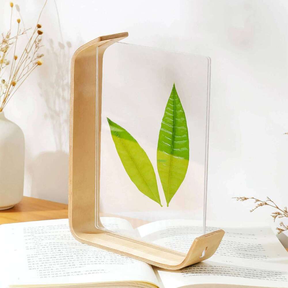 Wooden Phot Desktop Display Pictures Holder Acrylic Frame for Wedding Party Pictur S260205