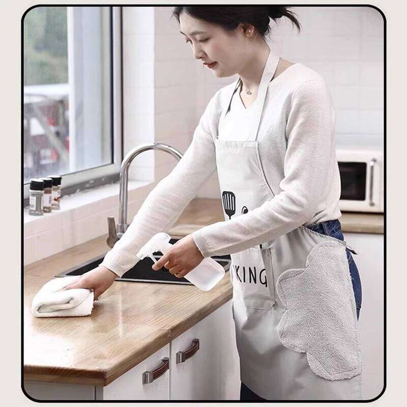 Household Cooking Men Women Oil-Proof Waterproof Adult Waist Fashion Coffee Overalls Apron Kitchen Supplies S260205 ddd