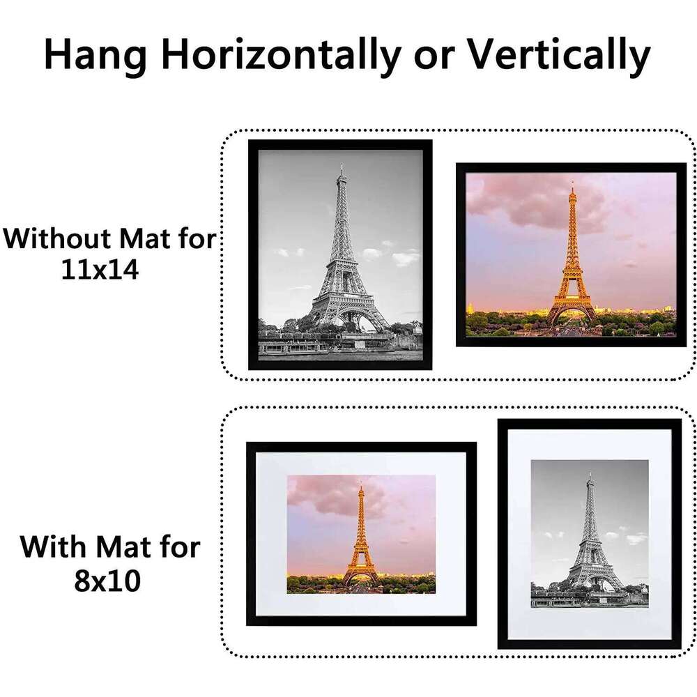 5x7/8x10/11x14 Picture Frame Pictures Multi Frames Collage For Wall Tabletop Display Photo Album Decoration S260205