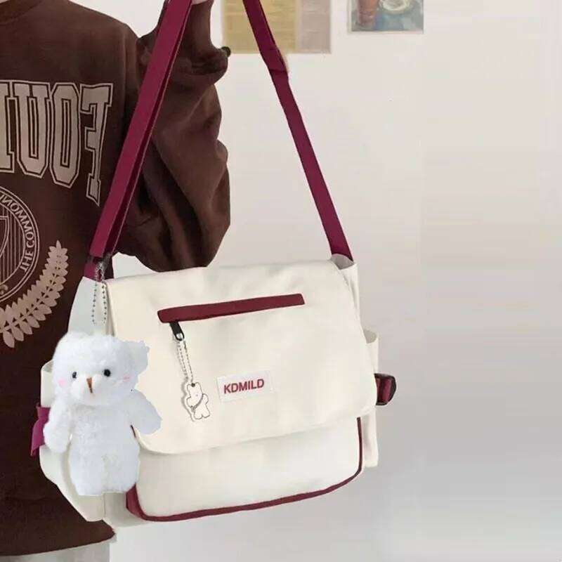 Top Quality Oxford Diagonal Cross Youth Fashion Casual Version Ladies Canvas Shoulder Bag Solid Color Women Messenger Bags XJ260129