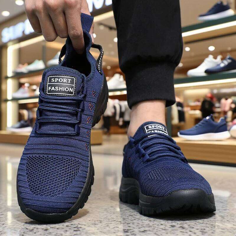 Quick Drying Men's Running Summer Breathable Comfortable Sneakers High-quality Mesh Anti Slip Tennis Training Shoes