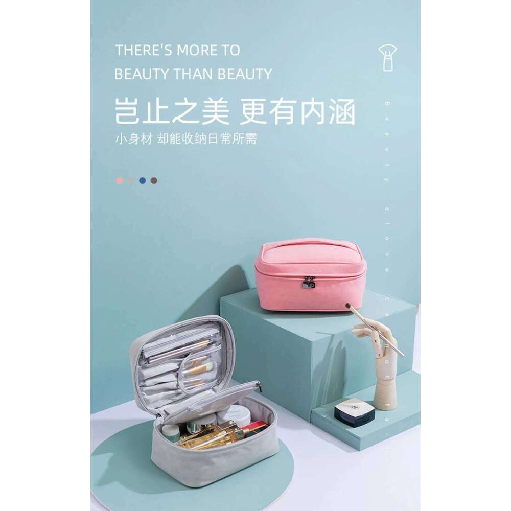 Fashion Cosmetic Makeup Bags Travel Organizer Necessary Beauty Case Toiletry Bag Bath Wash Make up Box Y260206