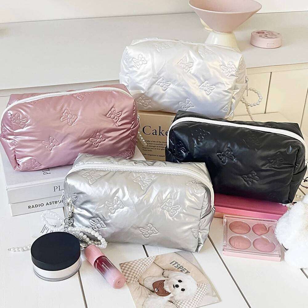 Wholesale Large Capacity Waterproof Makeup Handbag Travel Women Cosmetic Toiletry Storage Pouch Elegant Ladies Square Zipper Bag Y260206