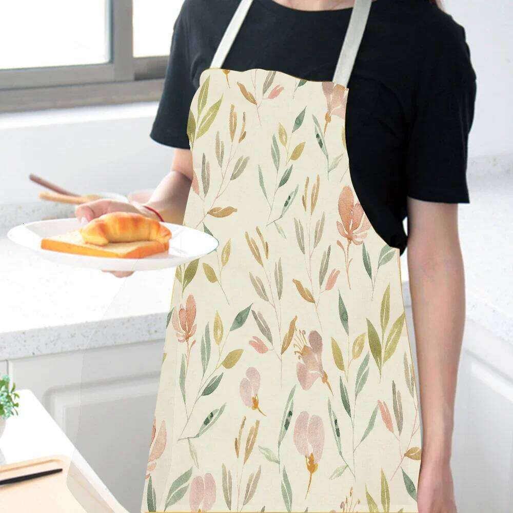 Plant Kids Apron Household Item Adult Hair Pinafore Custom Logo Kitchen Supplie Tablier Aprons 55-68cm S260205