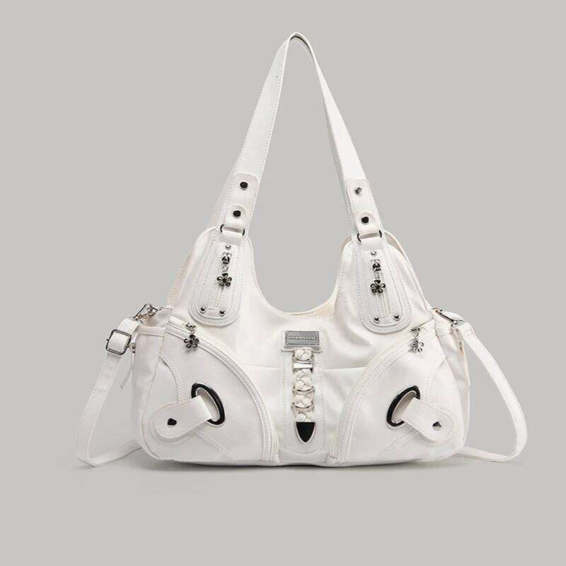 Retro Subculture Large Capacity Women's Handbag Luxury Soft Crossbody Fashion Ladies Tote Bag Harajuku Aesthetic Bags Y260205