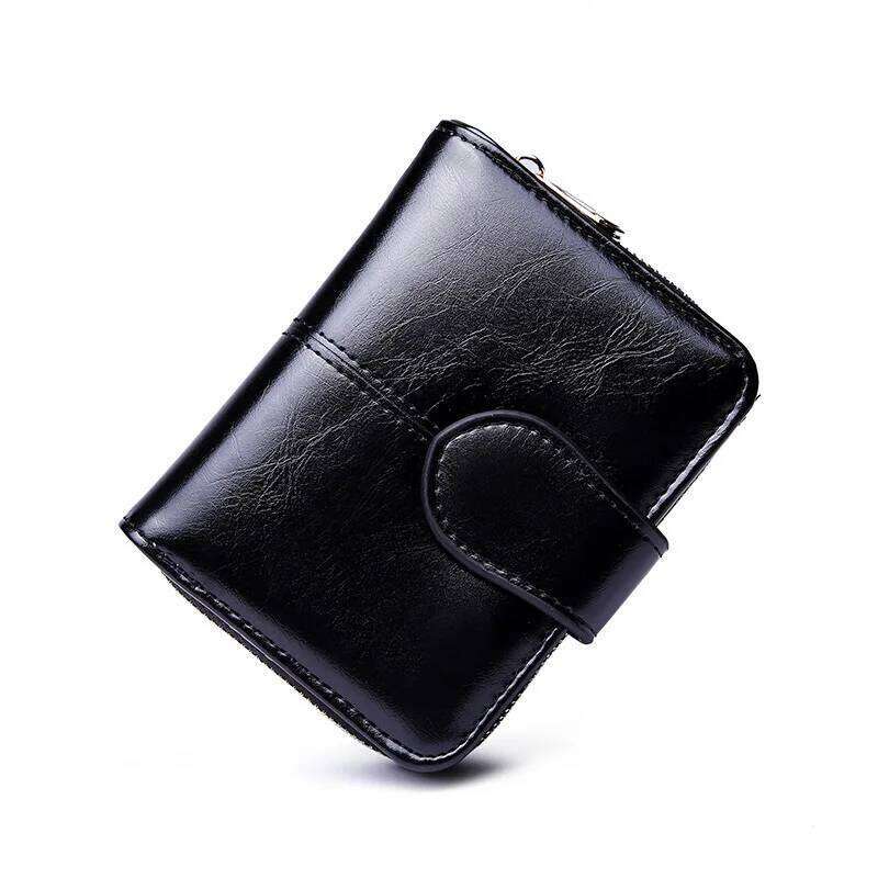 Aliwood 2024 Quality Leather Lady Brand Coin Zipper Female Short Wallet Women Split Small Purse Y260206