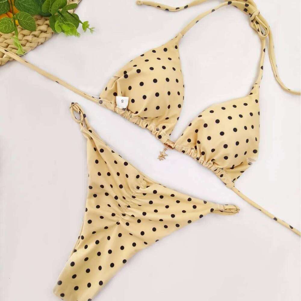 2026 New Wave Point Bikini Set Beachwear Print Swimwear Biquine Brasileiro Bathing Suit Women Sexy Swimsuit Z260206