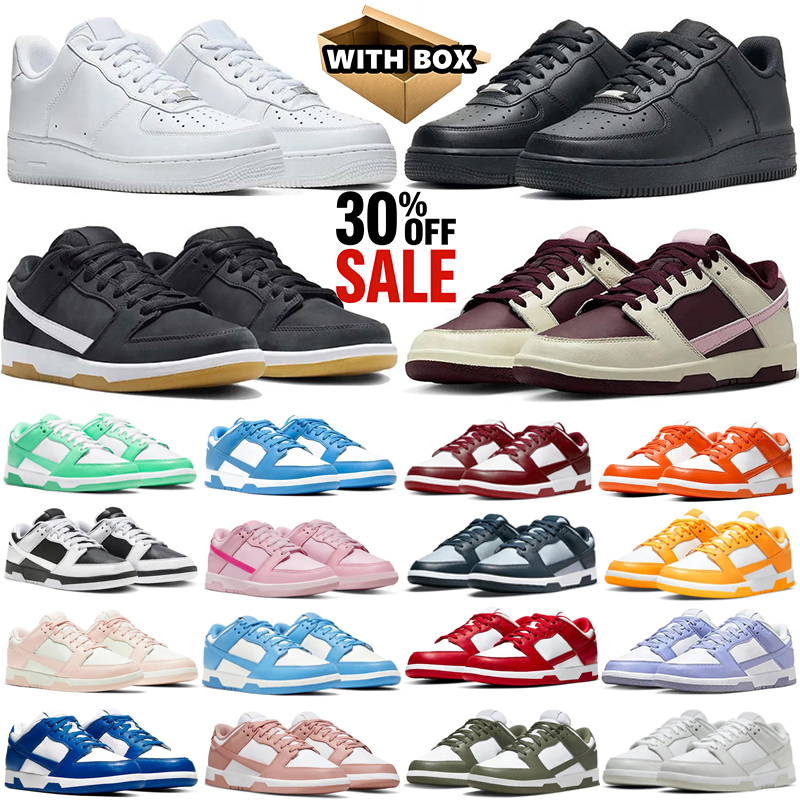 2026 Designer One af1s Casual Shoes Sneakers Men Classic 1 Triple White Black Mens Womens trainers Outdoors Sports Runners 1s chaussure