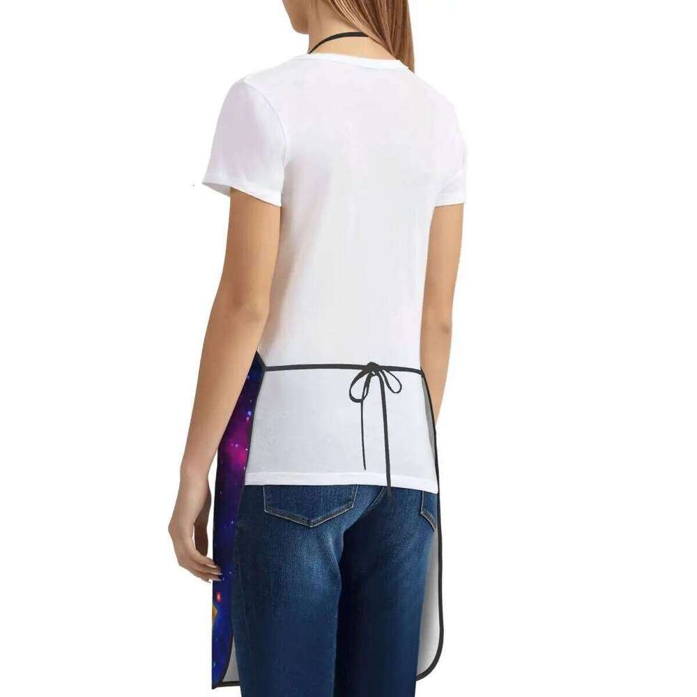 Funny Pizza Cat Bib Apron Men Women Unisex Kitchen Chef Kitten Lover Tablier Cuisine for Cooking Baking Gardening S260205