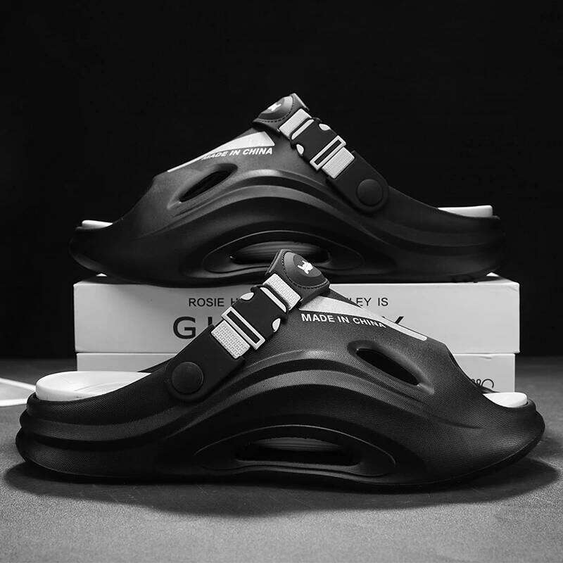New Breathable Soft Men's Sandals Non Slip Thickened Solesoutdoor Use Beach Summer Odor Prevention Slide Show Slippers