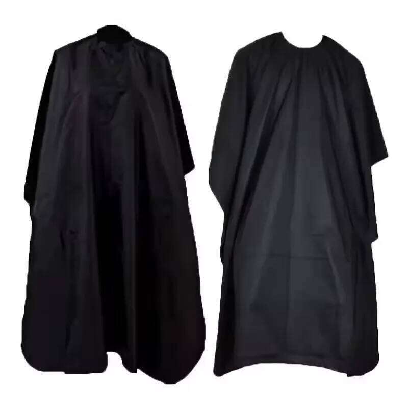 Black Cutting Cape Salon cloak Waterproof Hair cutting Dyeing Clothing Shaving Apron S260205