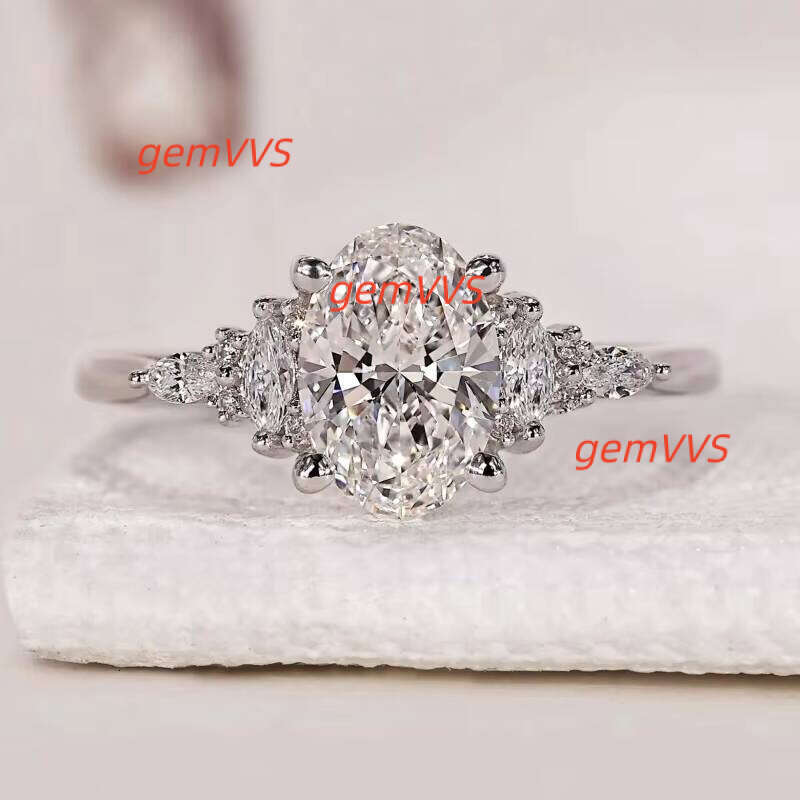 14K 18K Solid Gold Grown Engagement Ring For Men Women Igi Gia Certified 2Ct 3Ct Vvs Lab Diamond Jewelry Custom