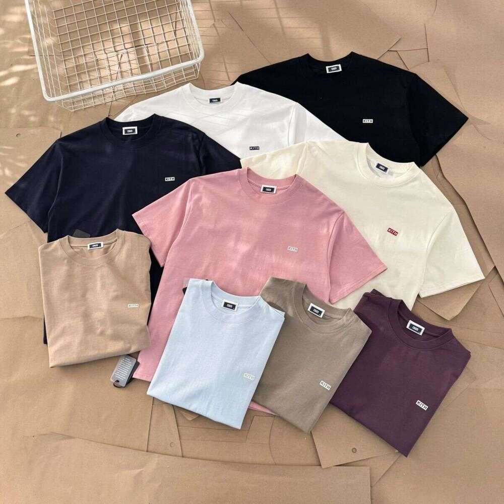 Mens tshirts Designer Printed Letter Women Shirts High Street Oversized Cotton KithTshirts Vintage Short Sleeve Streetwear Loose Casual Couple's Top t shirt