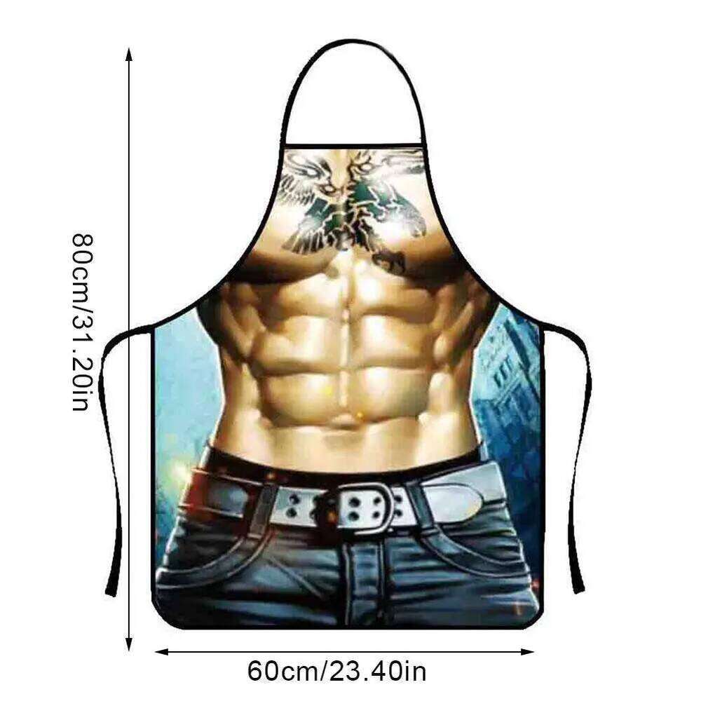 Funny Sexy Cooking Apron Kitchen Baking For Woman And Man Dinner BBQ Party Cartoon Delantal Cocina S260205