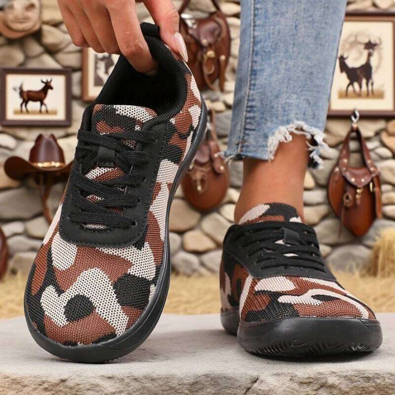 Women's Wide Last Camouflage Breathable Work Camping Farm Military Training Shoes Couple's Hot Selling Free Shipping