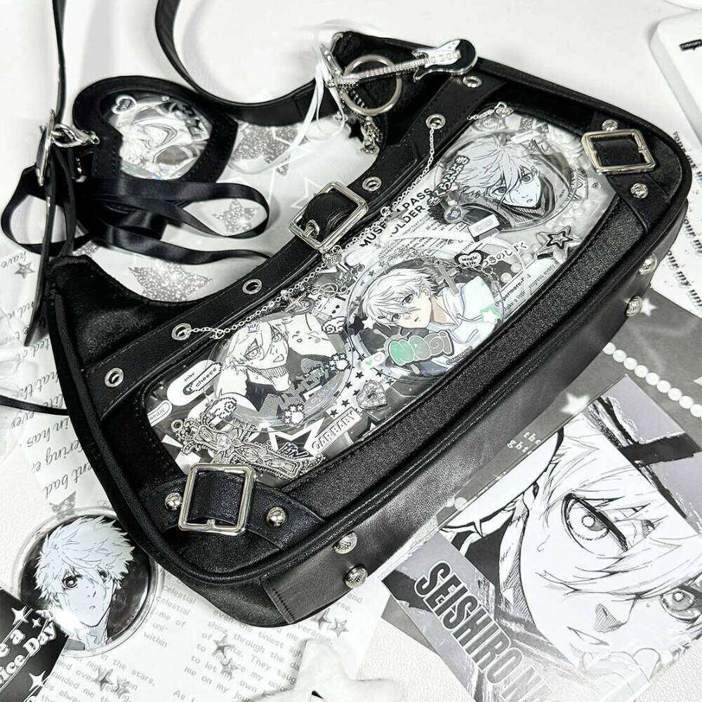 2025 New Fashion Ita Japanese Cute Transparent Versatile Shoulder Bags Bolso JK Uniform Bag Tote Handbag Y260205
