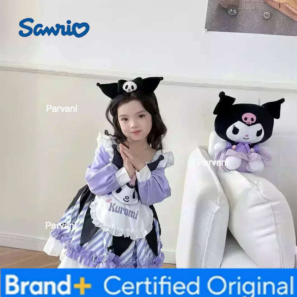Sanrio Cinnamoroll Children's CosPlay Kuromi CartoonDress Blue Girl Strap Skirt My Melody Princess Dress Birthday Gifts H260206 - view 5