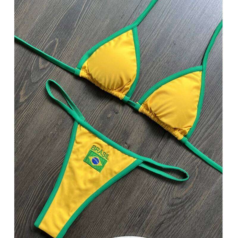 2025 Short Summer Underwear Beach Sexy Clothing Y2K Women's Set Brazilian Embroidery Z260206
