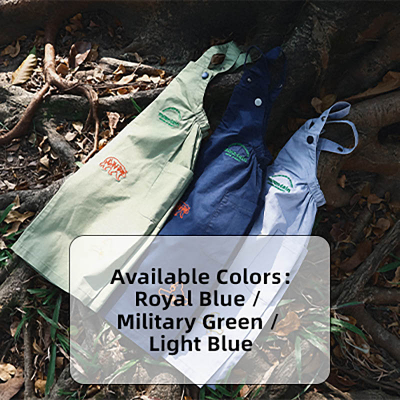 Skirts Kids Kids Mountain Style Cartoon Embroidered Overall Dress Adjustable Strap Outdoor Casual Dress for Girls 26AG3181