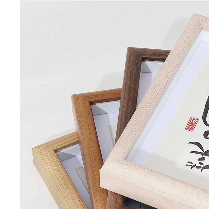 Depth 3cm Wooden Picture Nordic DIY Wood Frame Photo Displaying Home Decor S260205