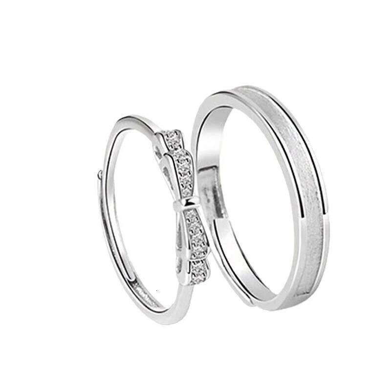 New Silver Stackable Infinite Simple Elegant Stars For Women Original Wedding Ring Jewelry Gift W260206