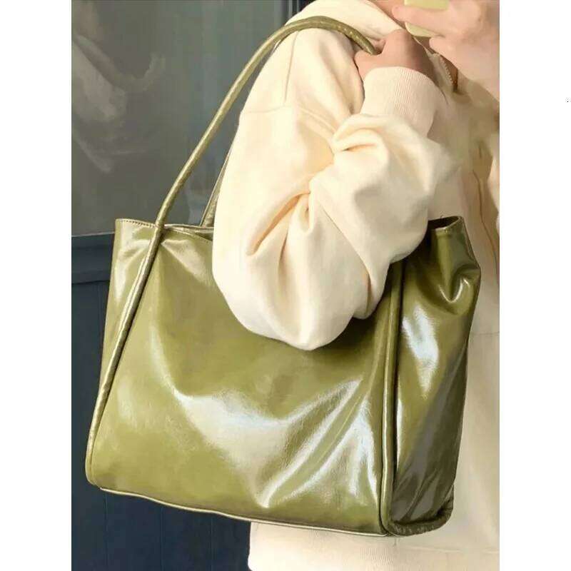 Spring Summer Women's Tote Commuter Shoulder Underarm Bag High Quali Large Capaci Handbag PU Leather Magnetic Buckle Y260205