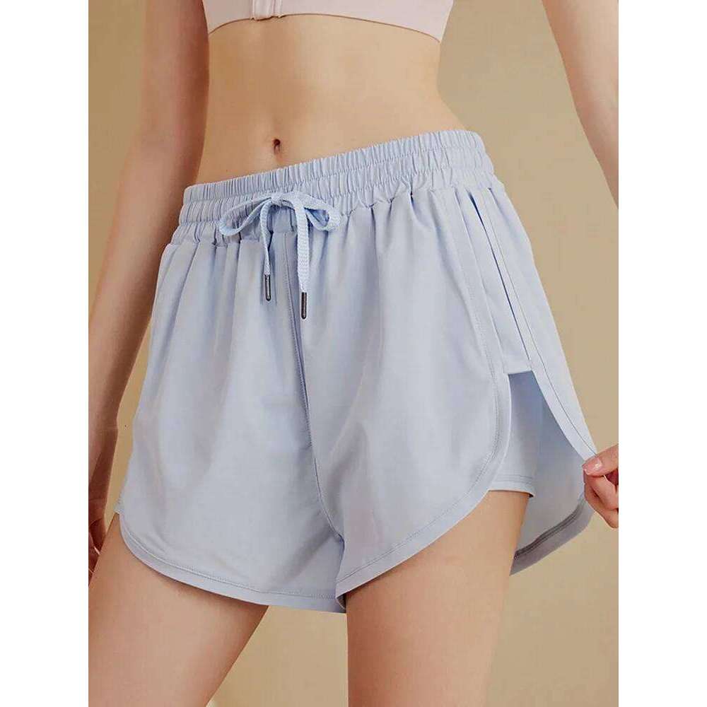 Women's Sports Shorts High Waist Short Pants Fake Two Pieces Yoga Leggings Outdoor running Quick Dry summer exercise shorts XJ260206