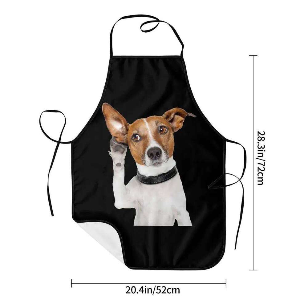 Jack Russell Terrier Dog Funny Aprons Chef Cooking Baking Tablier Waterproof Bib Kitchen Cleaning Pinafore S260205 630