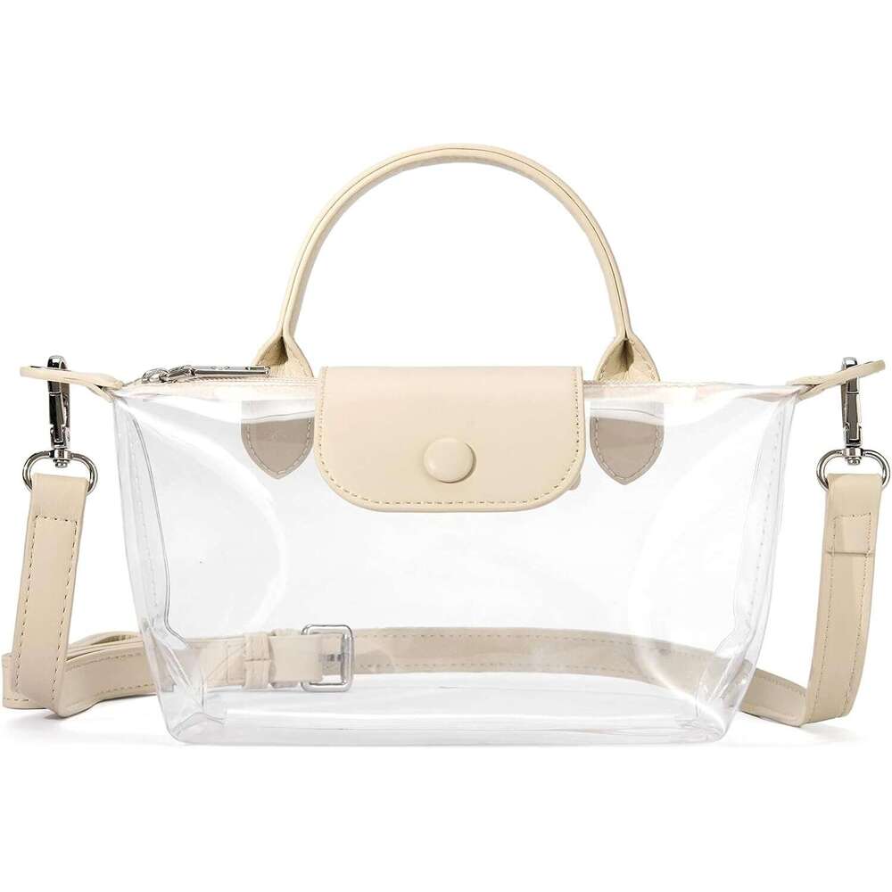 Clear Bag Stadium Approved Small Crossbody Purse Handbags For Concerts Sports Events