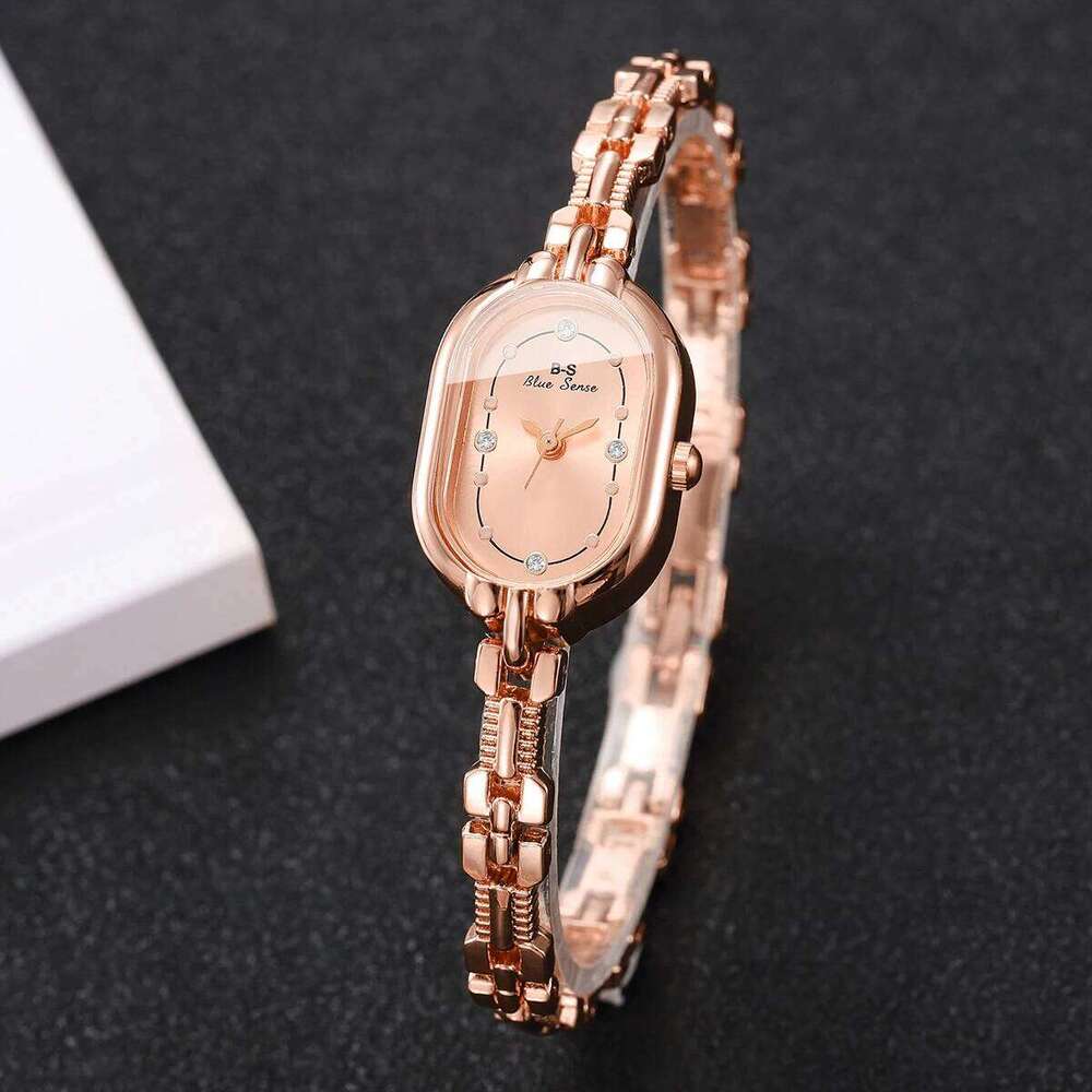 Fashion Rhinestone Small Dial WomQuartz Watch Ladies Elegant Bracelet Strap Wristwatch Reloj Mujer Girls Clock GiftWithout Box Z260206