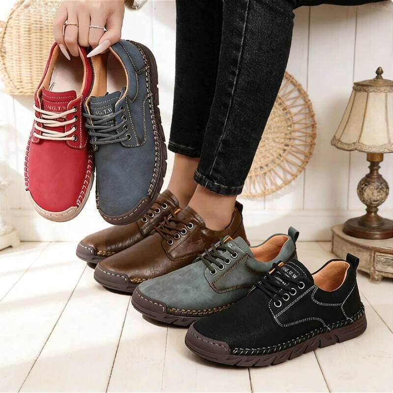 Modern Women's Casual Lightweight Cushioned Non-slip Stylish Daily Loafers Soft Sole Wear-resistant Versatile Shoes Women