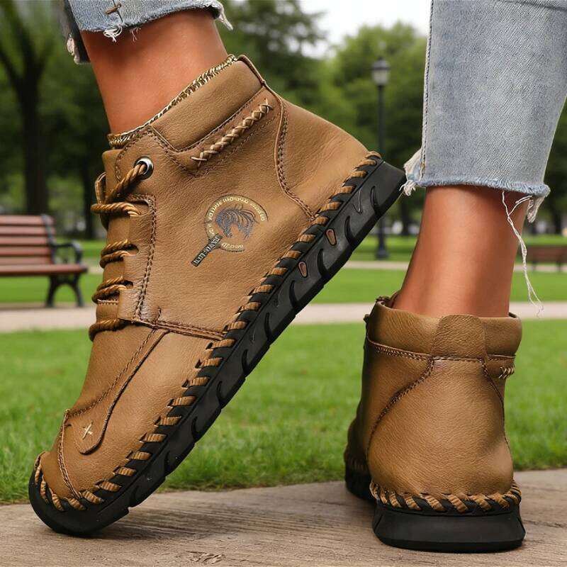 New Wear-resistant Loafers Women Soft Comfortable Spring Casual Leather Walking Shoes Non-Slip Outdoor Flat Sneakers