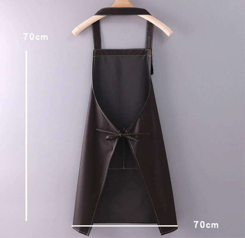 Strap Waterproof And Oil Resistant Bear Printed Adult Apron Household Cleaning Work Clothes Kitchen Accessories S260205 094