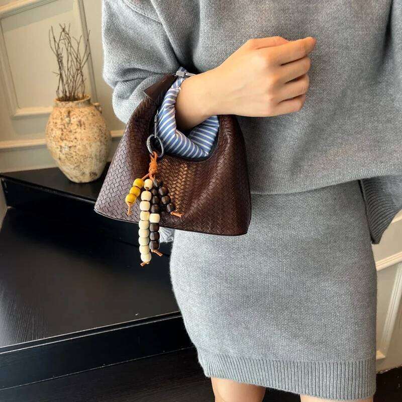 Women Elegant Classic Luxury Leather Shoulder Bag High End Tote Handbag Daily Crossbody Carry Y260205
