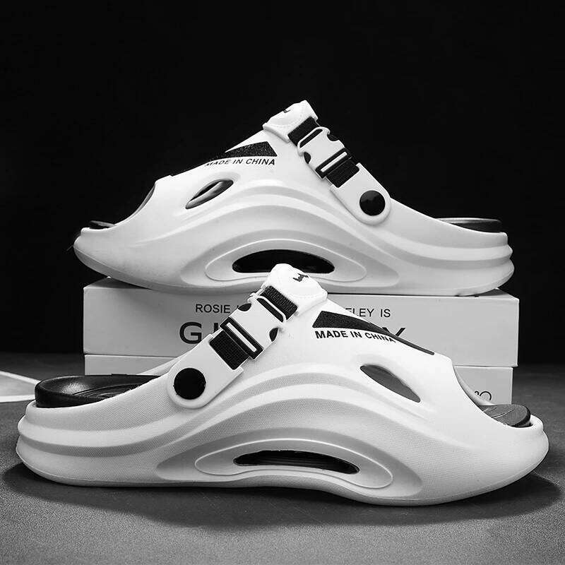 New Breathable Soft Men's Sandals Non Slip Thickened Solesoutdoor Use Beach Summer Odor Prevention Slide Show Slippers