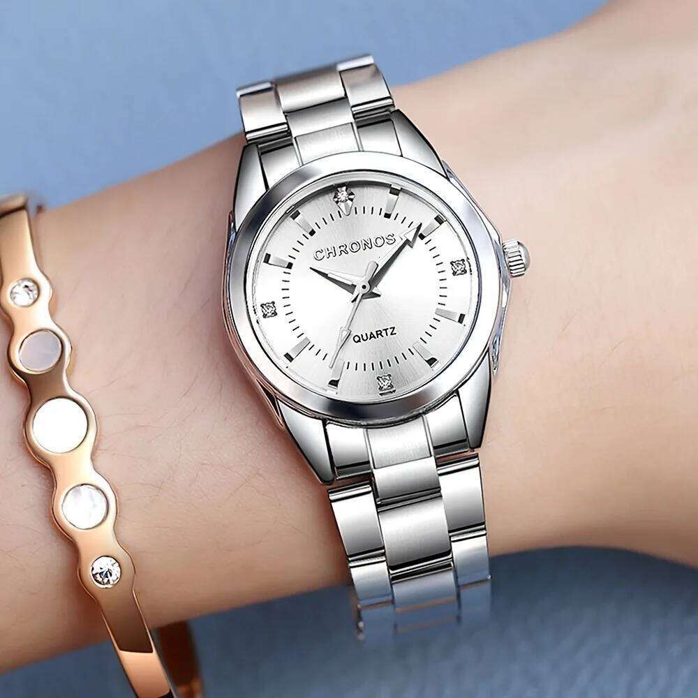 CHRONOS Elegant Women Watches Luxury Ladies Fashion Girls Wristwatch Quartz Movement Stainless Steel Gift for Female Girlfriend Z260206