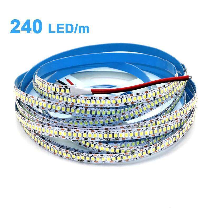 240LEDs/m LED 2835 DC12V 24V Home Light Strip 5M 1200LEDs High light Red Green Blue Flexible And Cuttable Soft Lamp Bar Z260206
