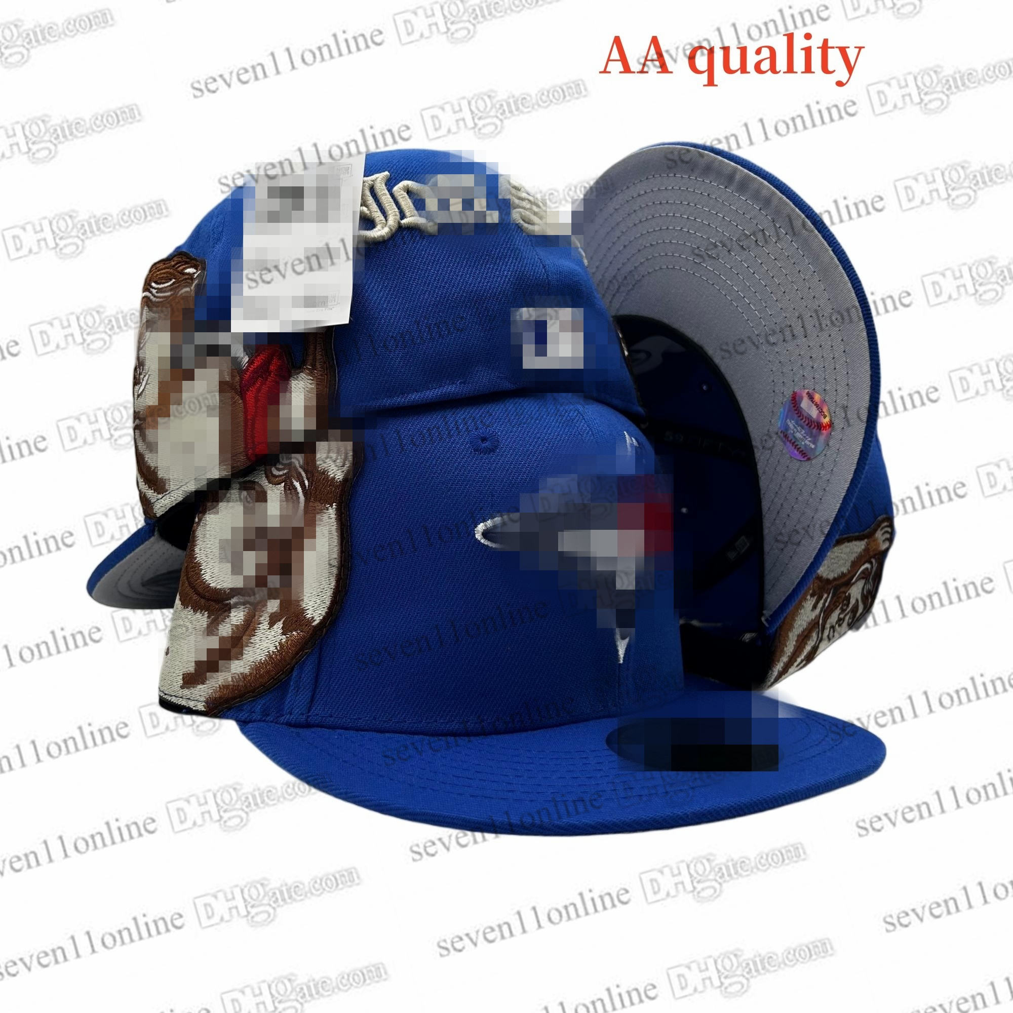 Designer Baseball Fitted Hat Cute Funny Angels Vintage Street Caps Atlanta Letter stitched upside-down Don Stan Full Closed Caps Outdoor Sport hats gorras FB9-03